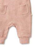 Peach Organic Waffle Overall AW23