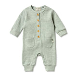 Sage Organic Waffle Pocket Growsuit AW23