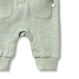 Sage Organic Waffle Pocket Growsuit AW23
