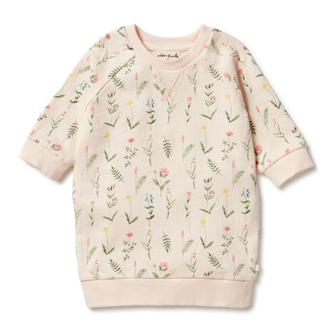 Wild Flower Organic Terry Sweat Dress AW23