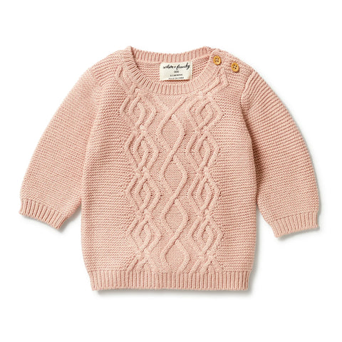 Rose Knitted Cable Jumper AW23