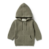 Dark Ivy Knitted Zipped Jacket AW23
