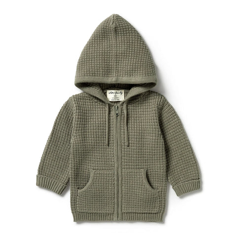 Dark Ivy Knitted Zipped Jacket AW23