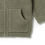 Dark Ivy Knitted Zipped Jacket AW23