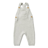 Grey Melange Knitted Overall AW23