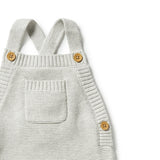 Grey Melange Knitted Overall AW23