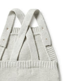Grey Melange Knitted Overall AW23