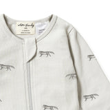 Mr Wolf Organic Zipsuit with feet AW23