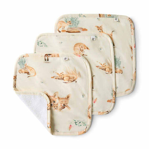 Kanga Organic Wash Cloths - 3 Pack