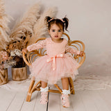My First Lace Tutu L/S- Tea Rose AW24