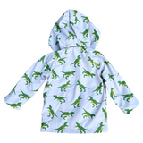 T-Rex Terry Towelling Lined Raincoat Microchip Grey AW24