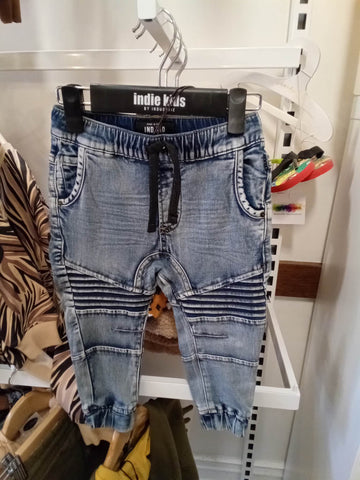 Biker Drifter Light Denim Jean