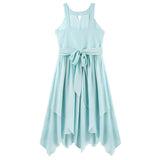 Angelene Panelled Dress - Aqua SS25