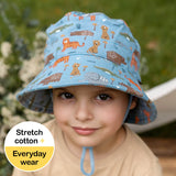 Boys Classic Bucket Sun Hat- Safari SS25
