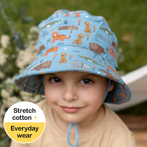 Boys Classic Bucket Sun Hat- Safari SS25