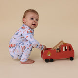 To The Rescue Organic Snugglesuit Convertible Romper AW26