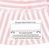 Girls Kids Ponytail Bucket Sun Hat- Pink Stripe SS25