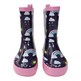 Sunshine & Rainbow Gumboot  Peacoat AW24