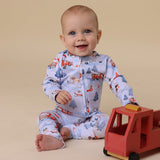 To The Rescue Organic Snugglesuit Convertible Romper AW26