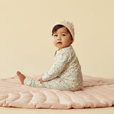 Tinker Floral Organic Zipsuit with feet AW24