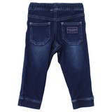 Stretch Denim Jean with Drawstring Pigment Wash AW24