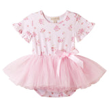 Bella Floral S/S Tutu Romper SS25