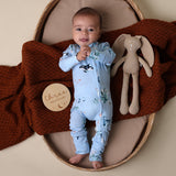 Blue Ocean Organic Snugglesuit Convertible Romper AW26