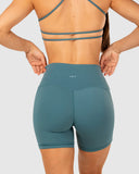 Flow Ladies Shorts- Jade Blue SS25