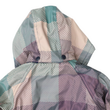 Sherpa Lined Check Raincoat Green AW25