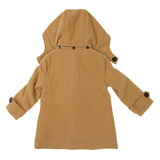 Ruffle Overcoat Brown AW25