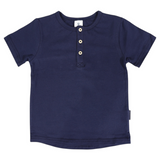 Henley Top Navy SS25