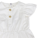 Tiered Cotton Lawn Dress White SS25