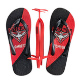 AFL - Essendon Bombers Regular Thongs + Additional Straps