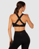 Energy Cross Ladies Sports Bra- Black SS25