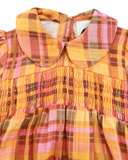 Rainbow Tartan Collared Playsuit AW26
