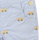 Embroidered Truck Chambray Overall Light SS25