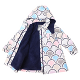 Arch Print Lined Raincoat Blue AW25