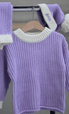 Chunky Knit Jumper- Lilac AW26