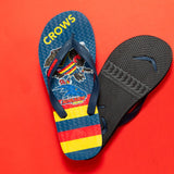 AFL - Adelaide Crows KIDS Thongs + Additional Straps
