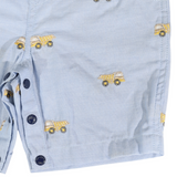 Embroidered Truck Chambray Overall Light SS25
