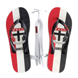 AFL - St Kilda Regular Thongs + Additional Straps