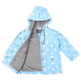 Colour Change Polkadot Raincoat Blue AW25