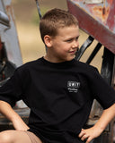 Arcadia Youth Tees- Black SS25