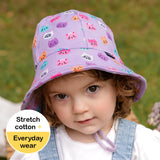 Girls Toddler Bucket Sun Hat- Kitty SS25