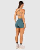 Flow Strap Ladies Sports Bra- Jade Blue SS25