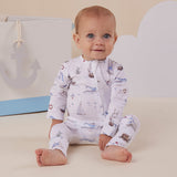 Set Sail Organic Snugglesuit Convertible Romper AW26