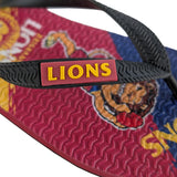 AFL - Brisbane Lions KIDS Thongs + Additional Straps