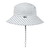 Boys Classic Bucket Sun Hat- Grey Stripe SS25