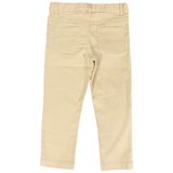Stretch Twill Chino with Elastic  Waist Sand SS25