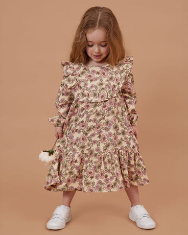 Buttercup Puff Sleeve Dress AW25